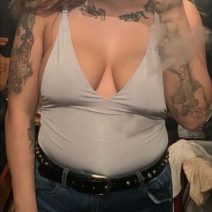 Grayish Body Suit 🤍